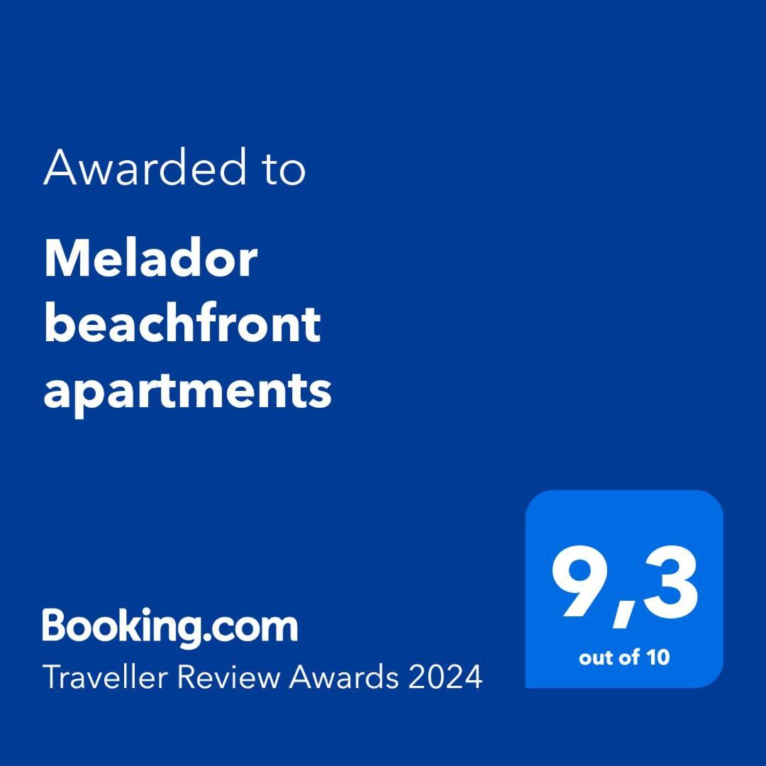 Melador Beachfront Apartments Kávos Exterior foto