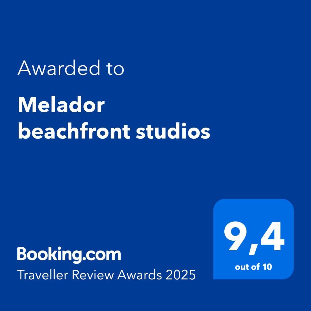 Melador Beachfront Apartments Kávos Exterior foto